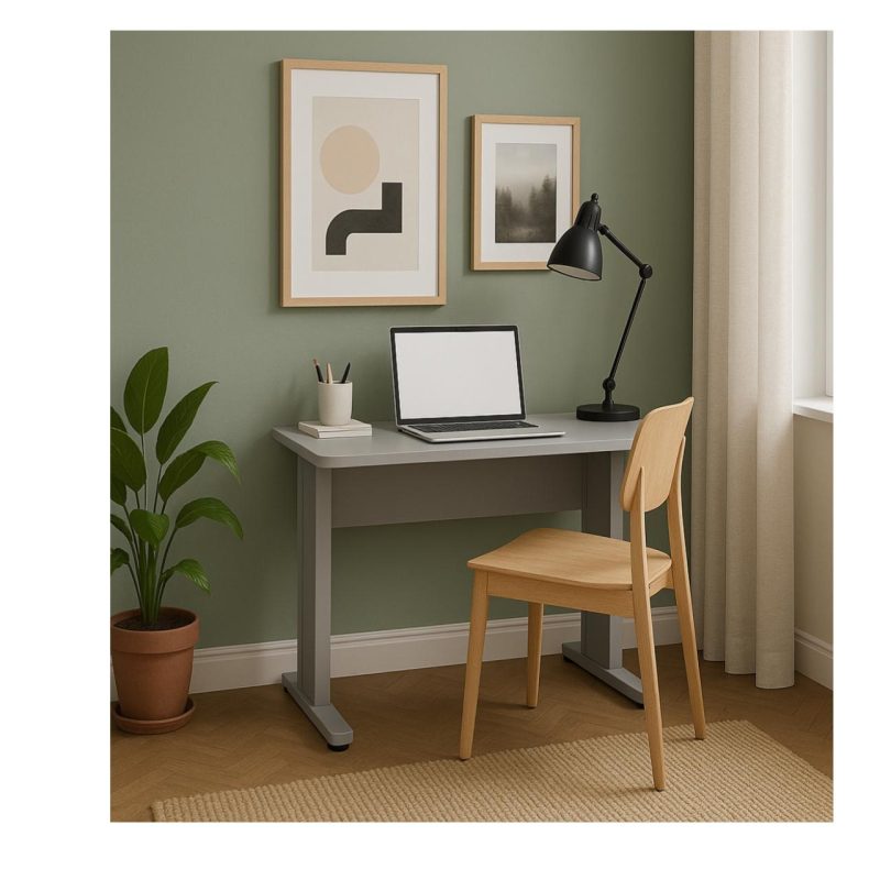 Mesa Escritório 0,80×0,60m – JOB – CINZA/CINZA – 43087 RM MÓVEIS 6