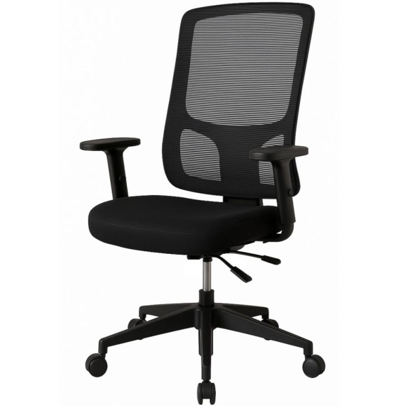 Cadeira de Escritório Tela PRYUS Back System – Cor Preto – 20099 RM MÓVEIS 2