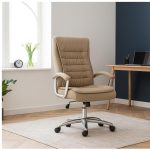 Poltrona Presidente LUXO c/ mola Ensacada – COR FENDI – 30061 RM MÓVEIS 16
