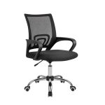 Cadeira de Escritório Tela TURYA c/ braço – Cor Preto – 34044 RM MÓVEIS 10