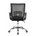 Cadeira de Escritório Tela TURYA c/ braço – Cor Preto – 34044 RM MÓVEIS 12