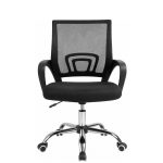 Cadeira de Escritório Tela TURYA c/ braço – Cor Preto – 34044 RM MÓVEIS 13