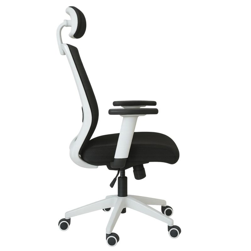 Cadeira de Escritório Tela WAY BRANCA – Cor BRANCA / PTO – 20080 RM MÓVEIS 3
