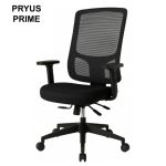 Cadeira de Escritório Tela Pryus PRIME com Regulagem Assento – Cor Preto – 20092 RM MÓVEIS 10