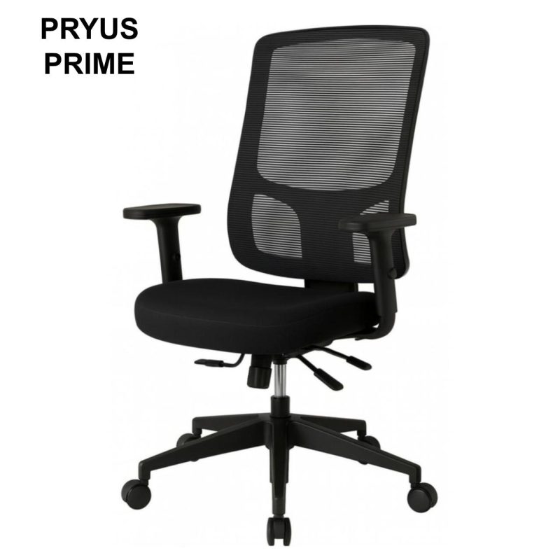 Cadeira de Escritório Tela Pryus PRIME com Regulagem Assento – Cor Preto – 20092 RM MÓVEIS 2
