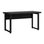Mesa Escritório PÉ QUADRO – 1,20×0,60m – S/ Gavetas – PRETO / PRETO – 26001 RM MÓVEIS 10