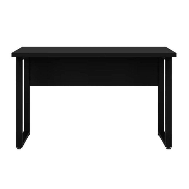 Mesa Escritório PÉ QUADRO – 1,70×0,70m – S/ Gavetas – PRETO / PRETO – 26003 RM MÓVEIS 3