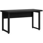 Mesa Escritório PÉ QUADRO – 1,70×0,70m – S/ Gavetas – PRETO / PRETO – 26003 RM MÓVEIS 9