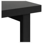 Mesa Escritório PÉ QUADRO – 1,70×0,70m – S/ Gavetas – PRETO / PRETO – 26003 RM MÓVEIS 14