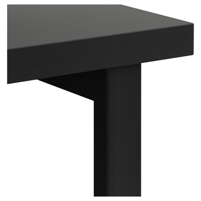 Mesa Escritório PÉ QUADRO – 1,70×0,70m – S/ Gavetas – PRETO / PRETO – 26003 RM MÓVEIS 7