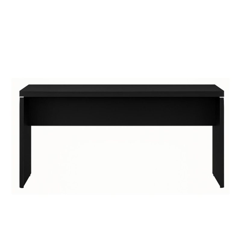 Mesa Escritório 1,50×0,60m – S/ Gavetas – PRETO/PRETO – 26006 RM MÓVEIS 3