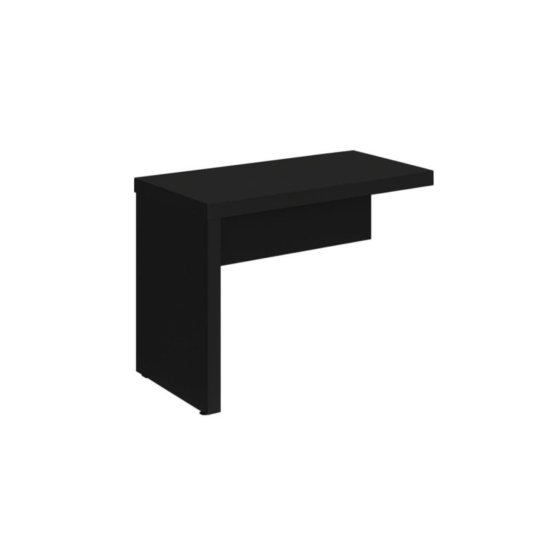 Mesa escritório Auxiliar 0,90×0,45 – PRETO/PRETO – 26009 RM MÓVEIS 2