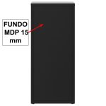 Arquivo de Madeira para Pasta Suspensa com 4 Gavetas – MDP PRETO – 26035 RM MÓVEIS 14