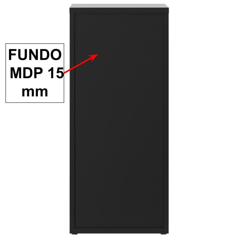 Arquivo de Madeira para Pasta Suspensa com 4 Gavetas – MDP PRETO – 26035 RM MÓVEIS 6