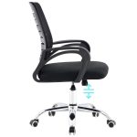 Cadeira para Escritório Tela OZY com Braço – Cor Preta – 30055 RM MÓVEIS 10