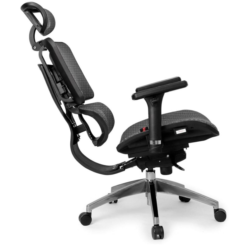 Cadeira de Escritório Presidente TELA DOM – Cor Preta – 32869 RM MÓVEIS 4