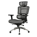 Cadeira de Escritório Presidente TELA DOM – Cor Preta – 32869 RM MÓVEIS 14