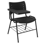 Cadeira Universitária Plástica Prancheta PLÁSTICA – MRPlast Preto – 34130 RM MÓVEIS 7