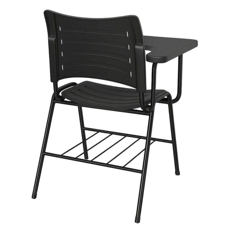 Cadeira Universitária Plástica Prancheta PLÁSTICA – MRPlast Preto – 34130 RM MÓVEIS 4