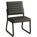 Poltrona para Escritório Estofada – TRIX – Cor Preta – 35119 RM MÓVEIS 10