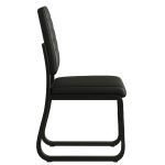 Poltrona para Escritório Estofada – TRIX – Cor Preta – 35119 RM MÓVEIS 12
