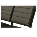 Sofanete para Escritório Estofada com 03 Lugares – TRIX – Pés PRETO – 35123 RM MÓVEIS 16